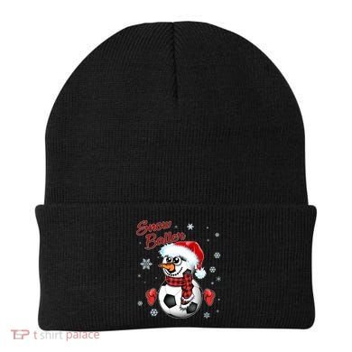 Snow Baller Soccer Chritsmas  Beanie