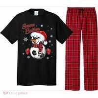 Snow Baller Soccer Chritsmas  Pajama Set thumb 0