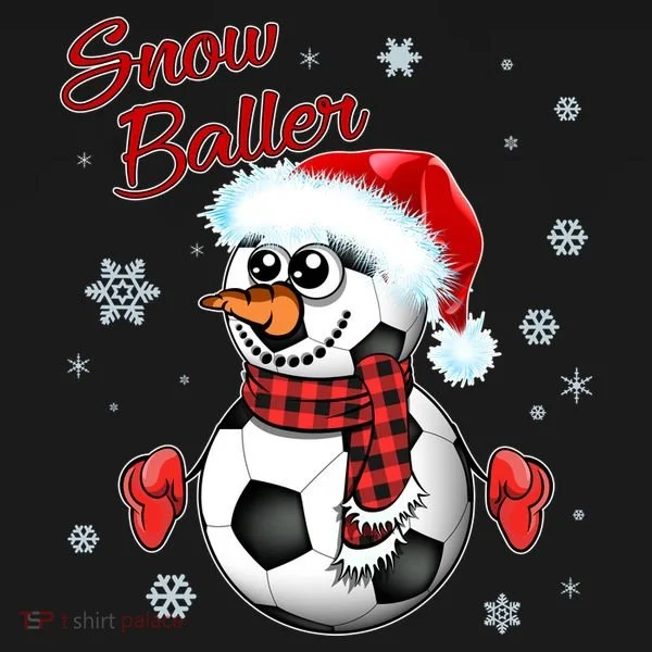 Snow Baller Soccer Chritsmas  Women's Hoodie
