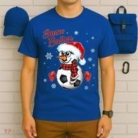 Snow Baller Soccer Chritsmas  T-Shirt thumb 6