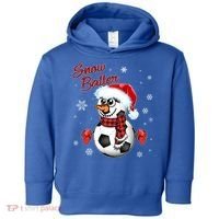Snow Baller Soccer Chritsmas  Toddler Hoodie thumb 0