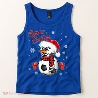 Snow Baller Soccer Chritsmas  Tank Top thumb 2