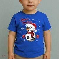 Snow Baller Soccer Chritsmas  Toddler T-Shirt thumb 2
