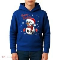 Snow Baller Soccer Chritsmas  Kids Hoodie thumb 4