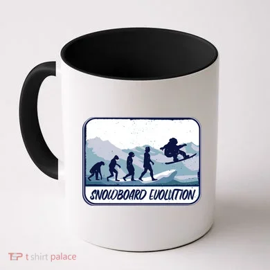 Snowboard Evolution Coffee Mug
