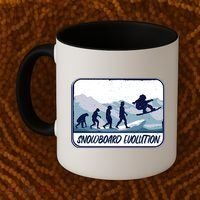 Snowboard Evolution Coffee Mug thumb 2