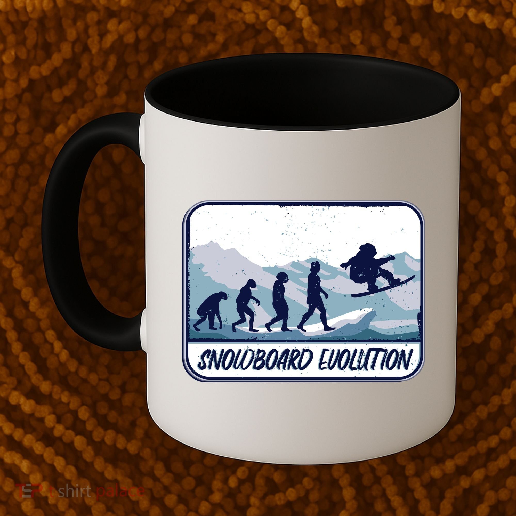 Snowboard Evolution Coffee Mug