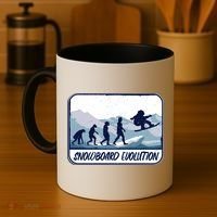 Snowboard Evolution Coffee Mug thumb 4