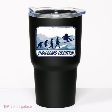 Snowboard Evolution Tumbler