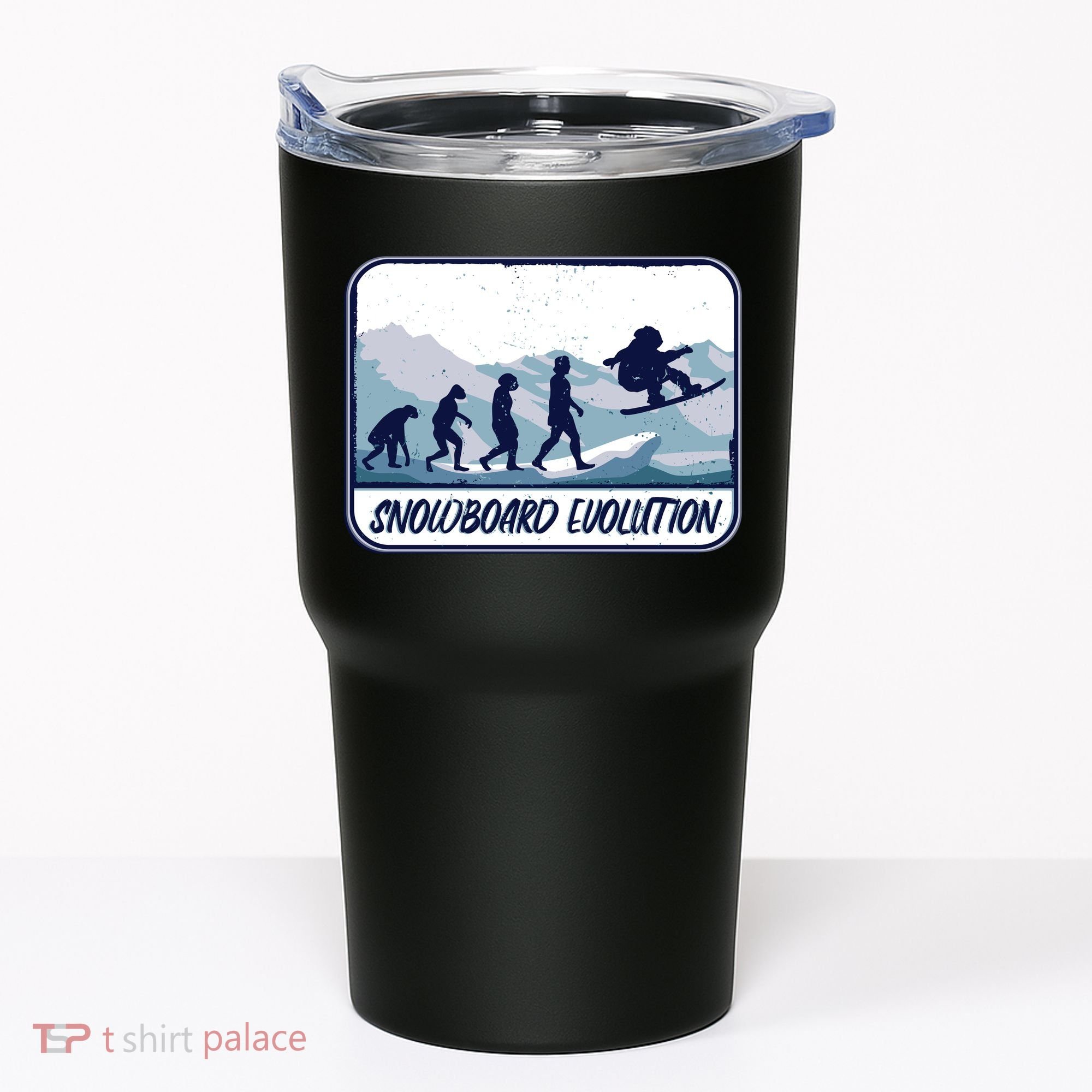 Snowboard Evolution Tumbler