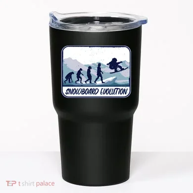 Snowboard Evolution Tumbler