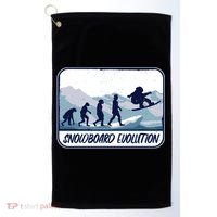 Snowboard Evolution Golf Towel thumb 0
