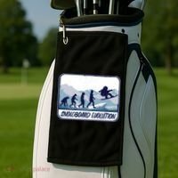 Snowboard Evolution Golf Towel thumb 2