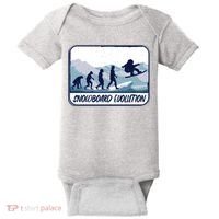 Snowboard Evolution Baby Bodysuit thumb 0