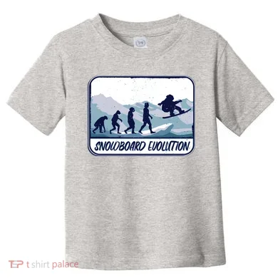 Snowboard Evolution Toddler T-Shirt