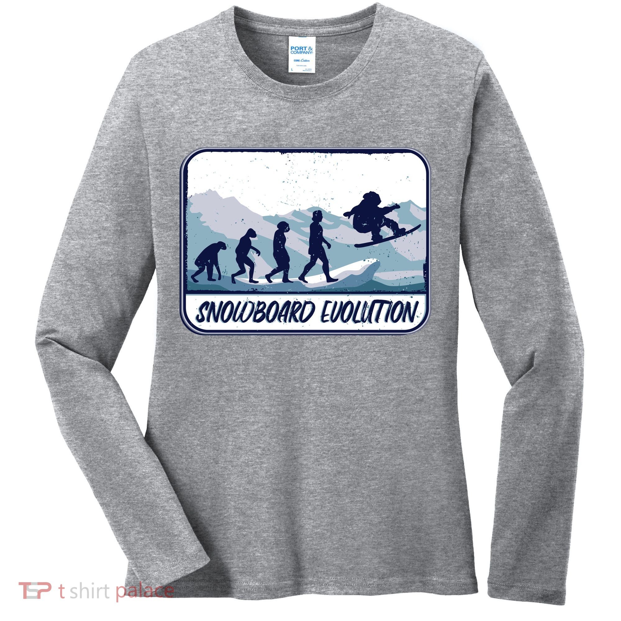 Snowboard Evolution Women's Long Sleeve Shirt