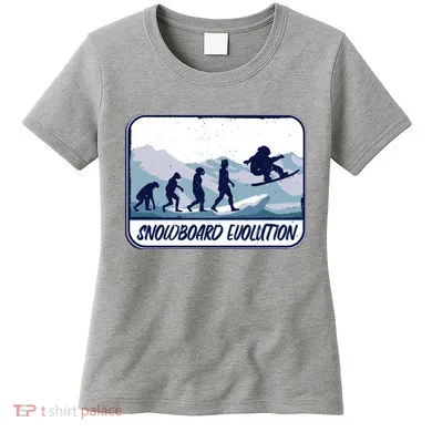 Snowboard Evolution Women's T-Shirt
