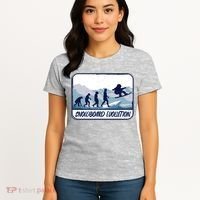 Snowboard Evolution Women's T-Shirt thumb 4
