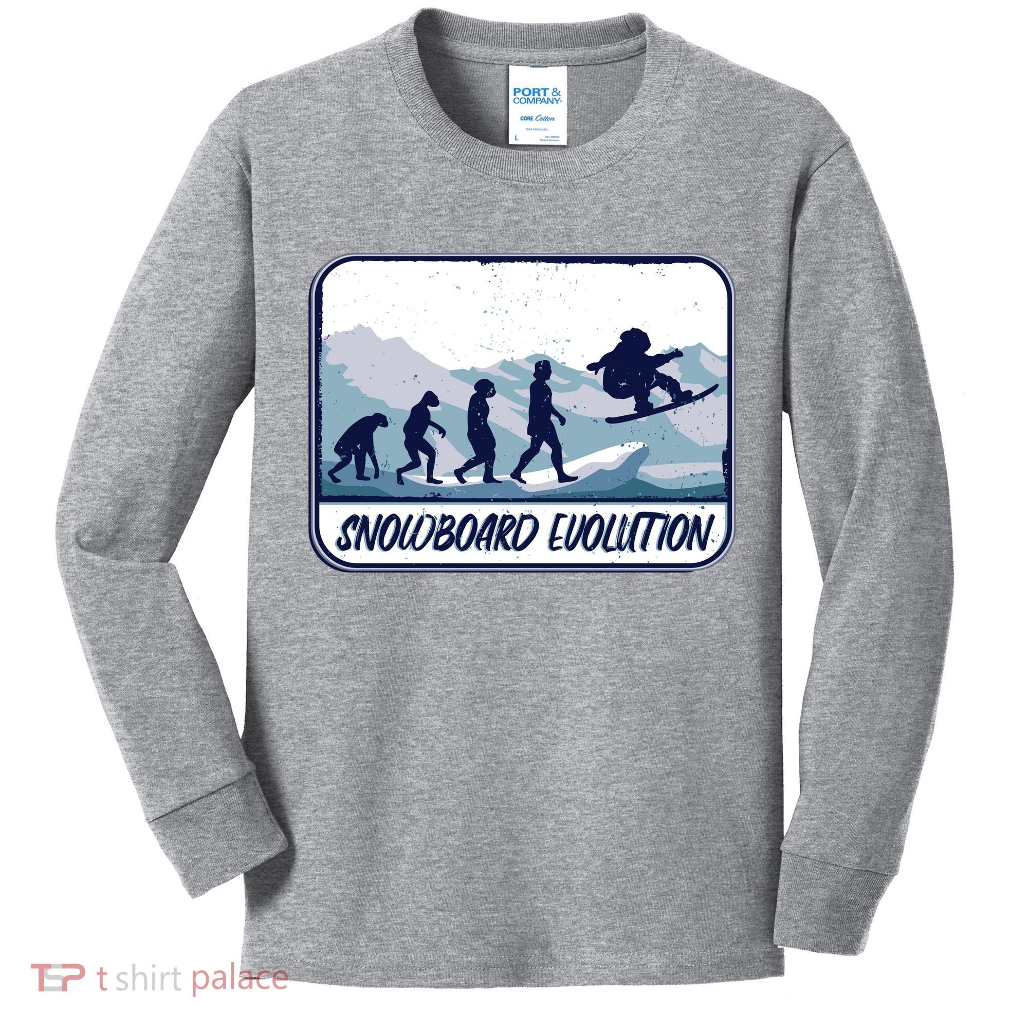 Snowboard Evolution Kids Long Sleeve Shirt