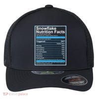 Snowflake Nutrition Facts Flexfit Unipanel Trucker Cap thumb 0