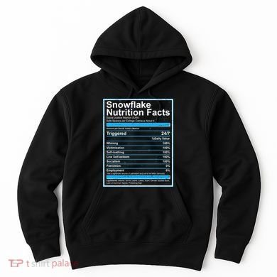 Snowflake Nutrition Facts Hoodie