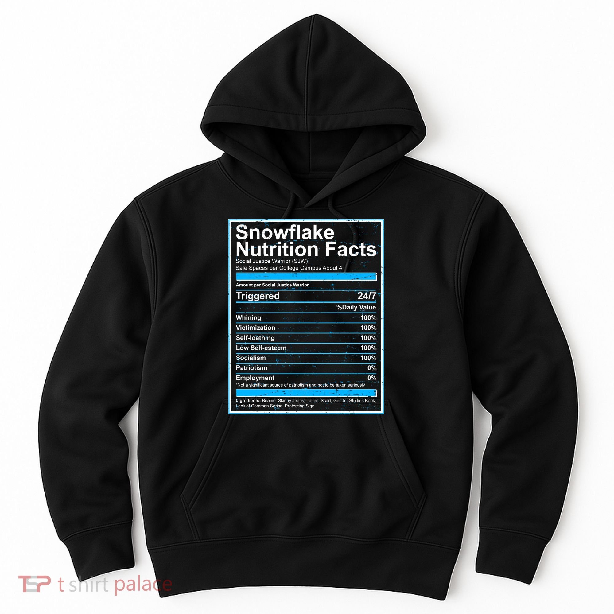 Snowflake Nutrition Facts Hoodie