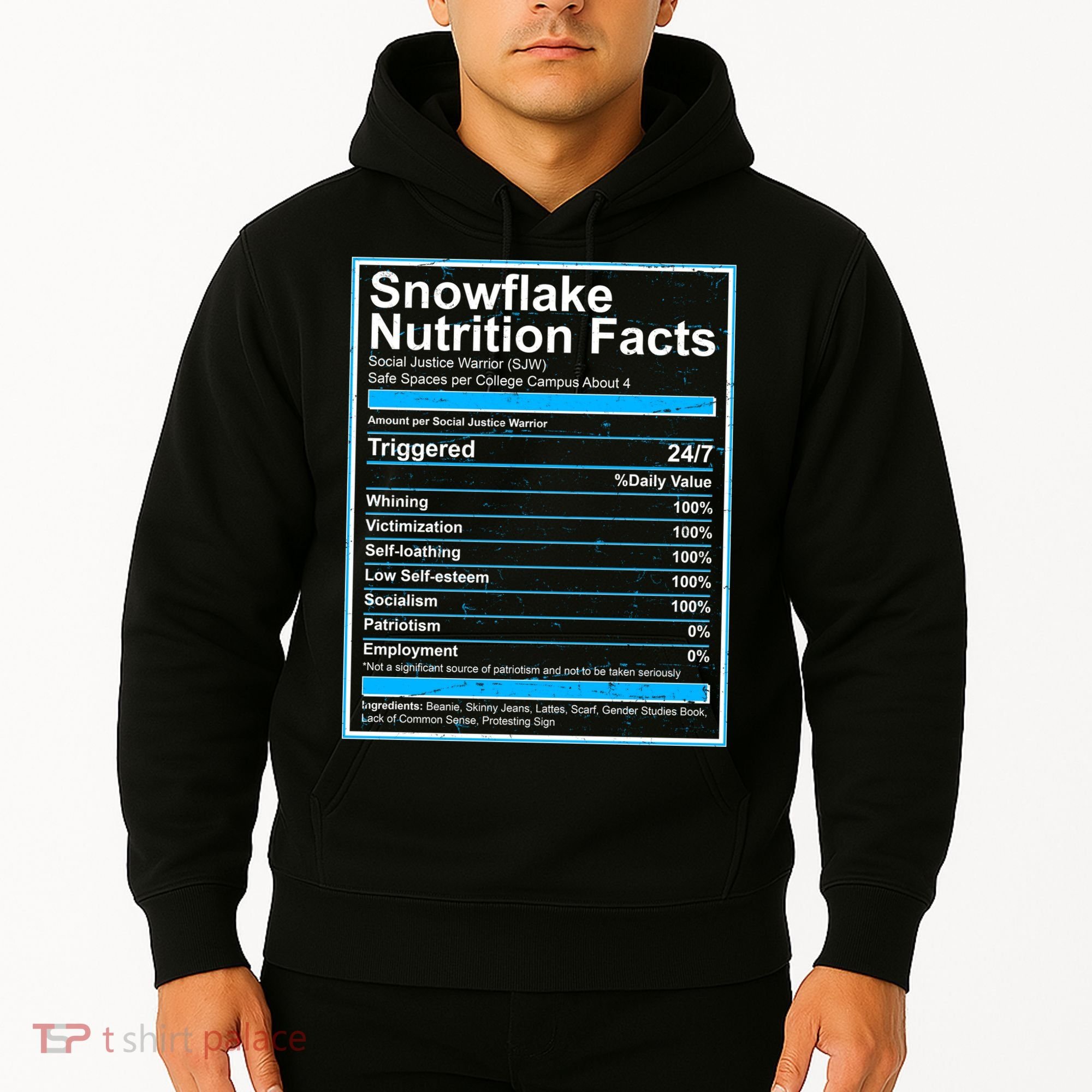 Snowflake Nutrition Facts Hoodie