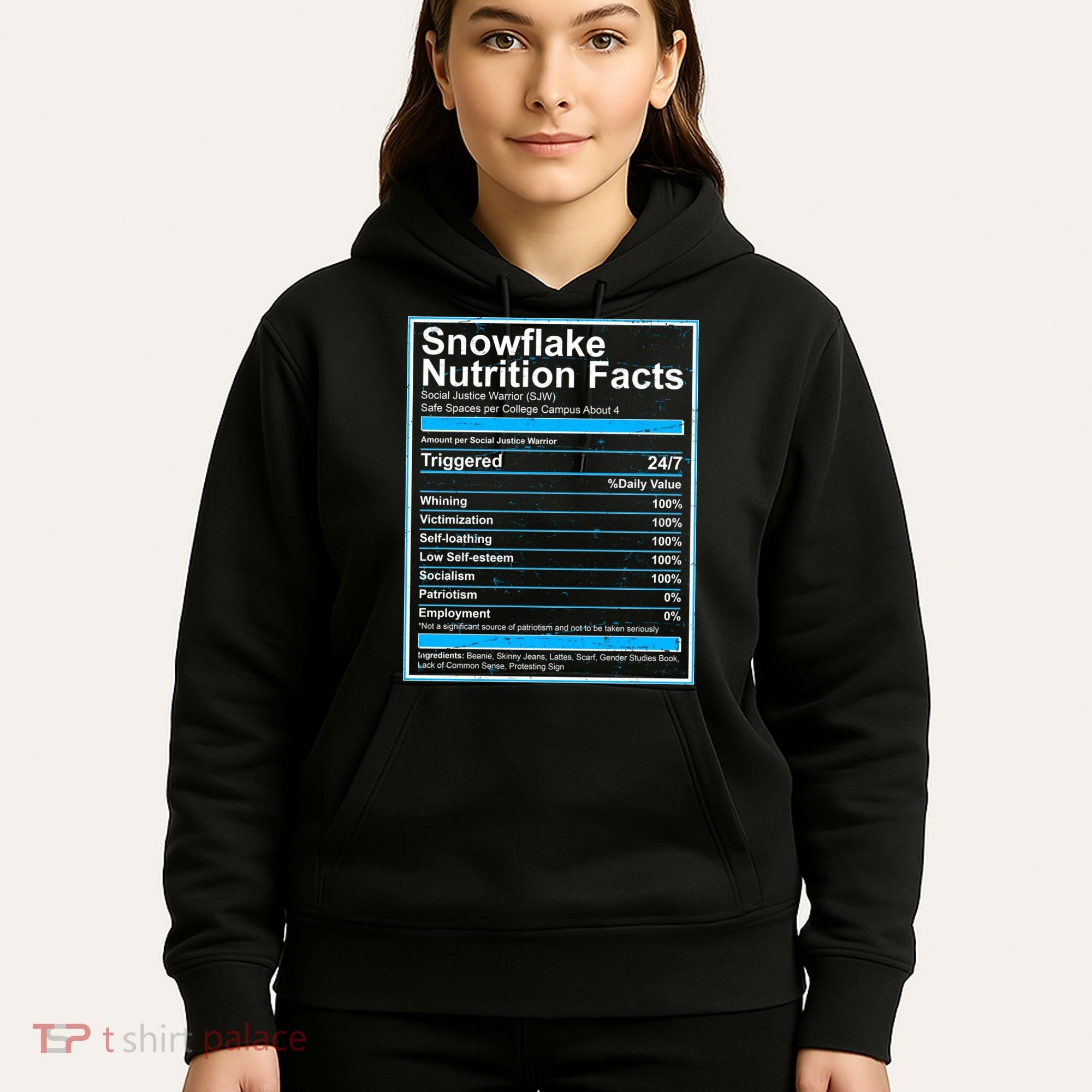 Snowflake Nutrition Facts Hoodie