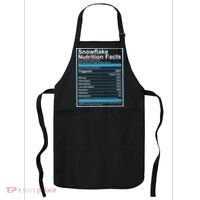 Snowflake Nutrition Facts Apron thumb 0