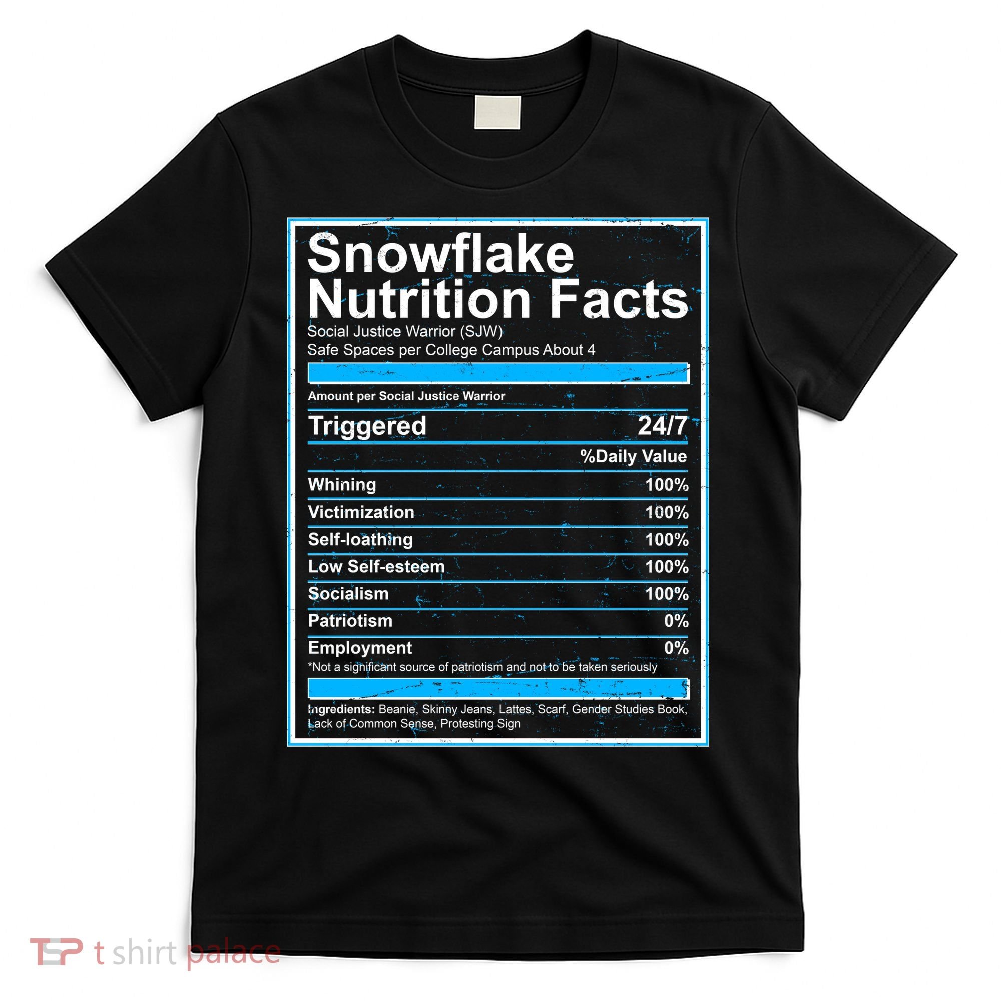 Snowflake Nutrition Facts T-Shirt