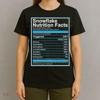 Snowflake Nutrition Facts T-Shirt thumb 4