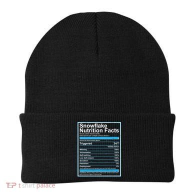 Snowflake Nutrition Facts Beanie