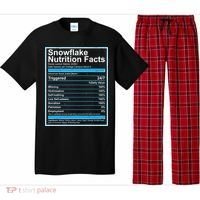 Snowflake Nutrition Facts Pajama Set thumb 0