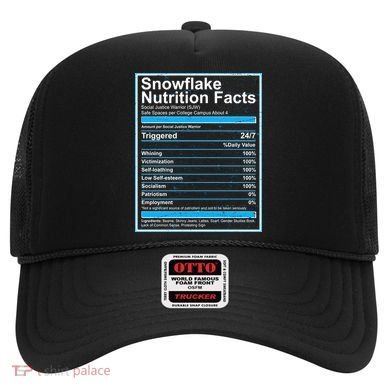 Snowflake Nutrition Facts Hat