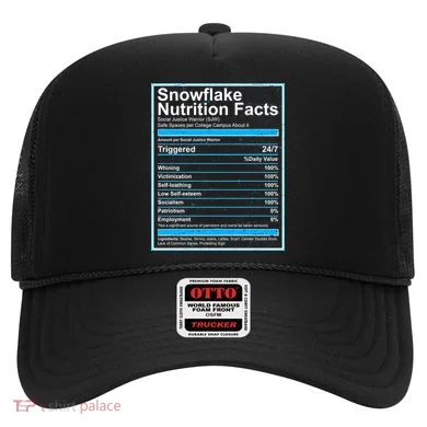 Snowflake Nutrition Facts Hat