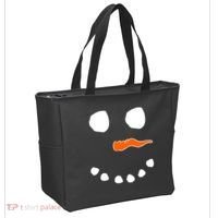Snowman Big Face Tote Bag thumb 2