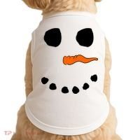 Snowman Big Face Doggie Tank thumb 0