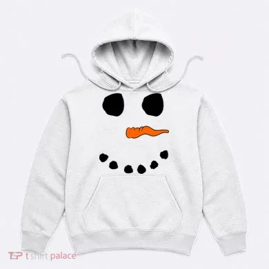 Snowman Big Face Hoodie