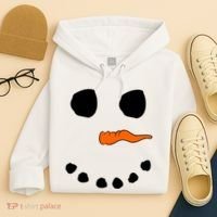Snowman Big Face Hoodie thumb 4