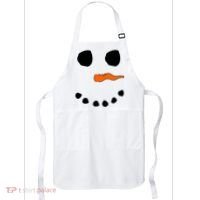 Snowman Big Face Apron thumb 0
