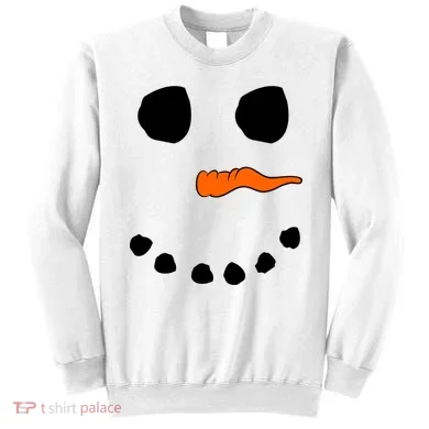 Snowman Big Face Sweatshirt