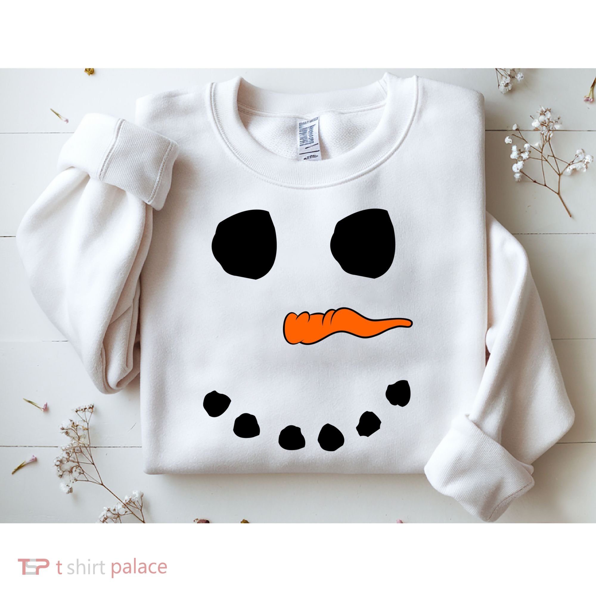 Snowman Big Face Sweatshirt