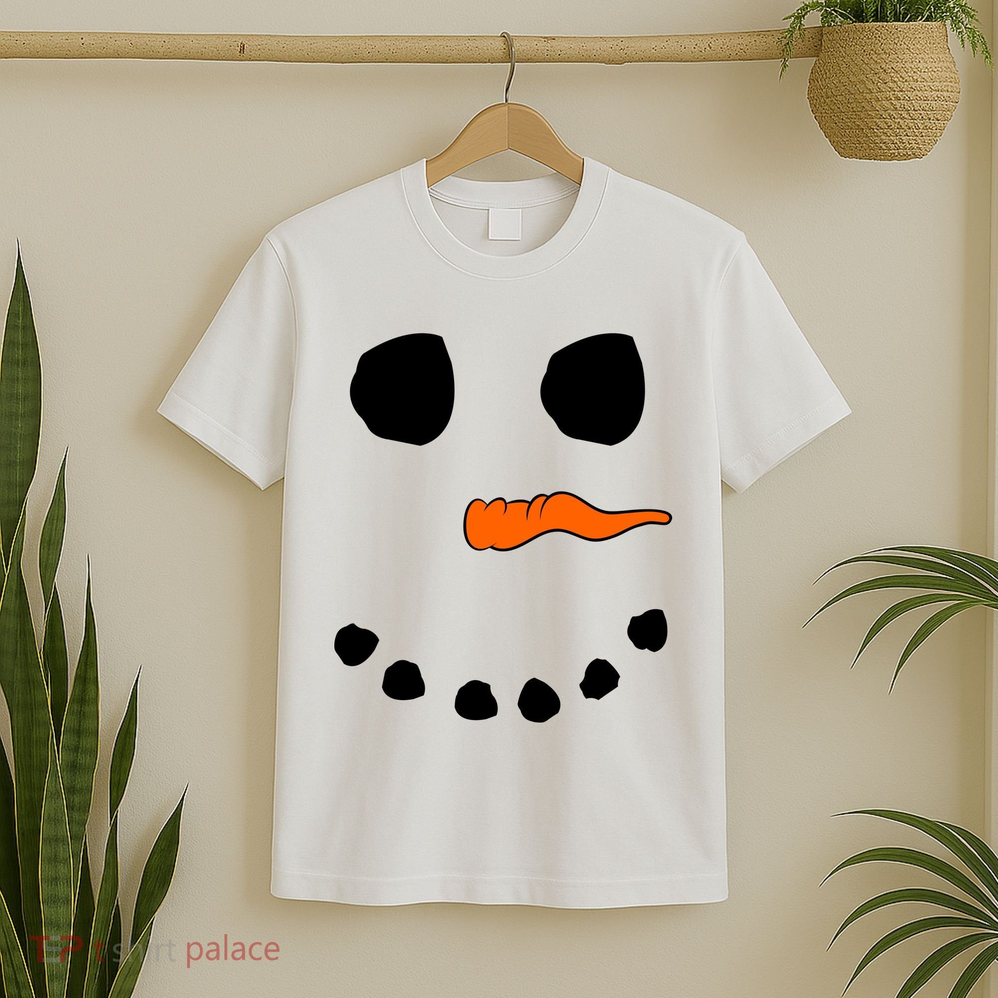 Snowman Big Face T-Shirt