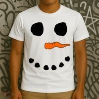Snowman Big Face T-Shirt thumb 3