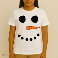 Snowman Big Face T-Shirt thumb 4
