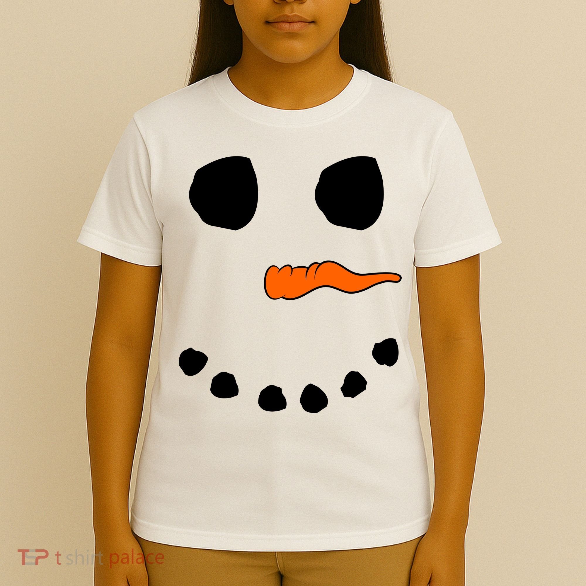 Snowman Big Face T-Shirt