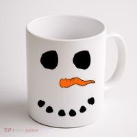 Snowman Big Face Coffee Mug thumb 1