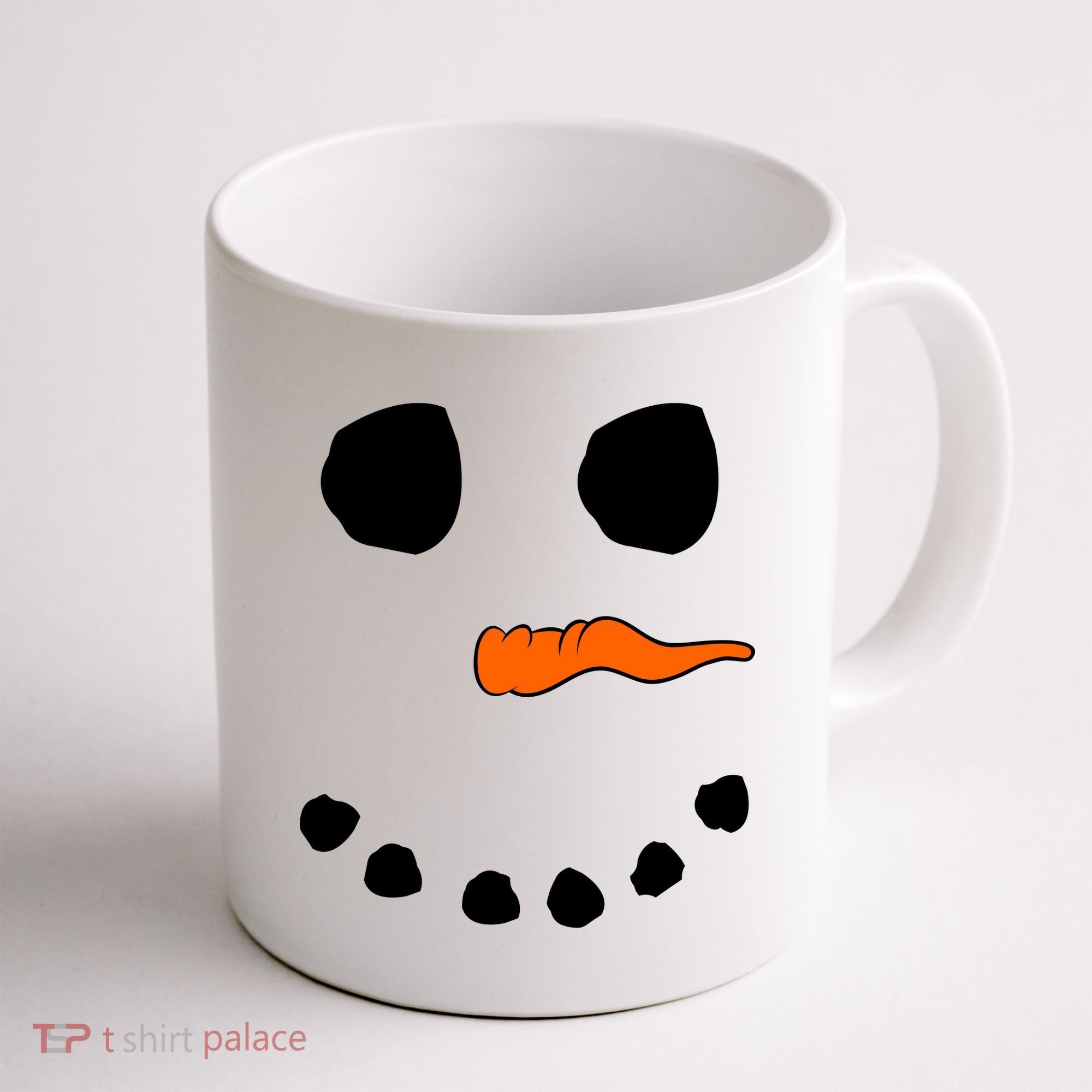 Snowman Big Face Coffee Mug