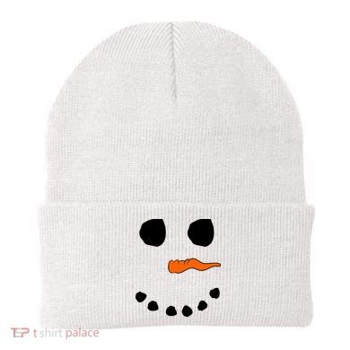 Snowman Big Face Beanie