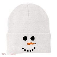 Snowman Big Face Beanie thumb 0